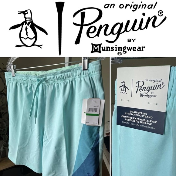 Penguin Men’s Performance Stretch Shorts Size L NWT $64.95 - Picture 1 of 10
